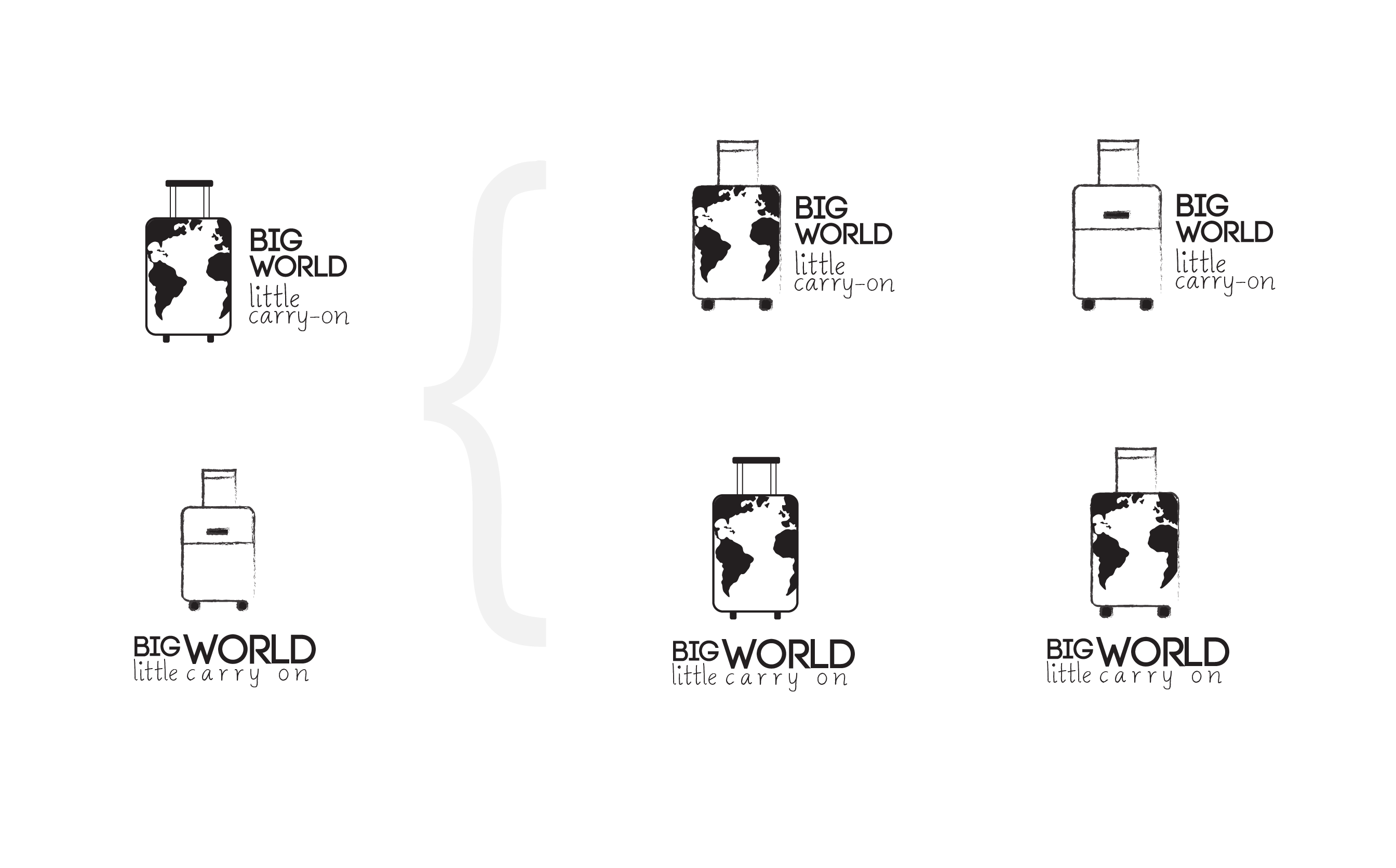 Final stages of logo design - Traveling logo